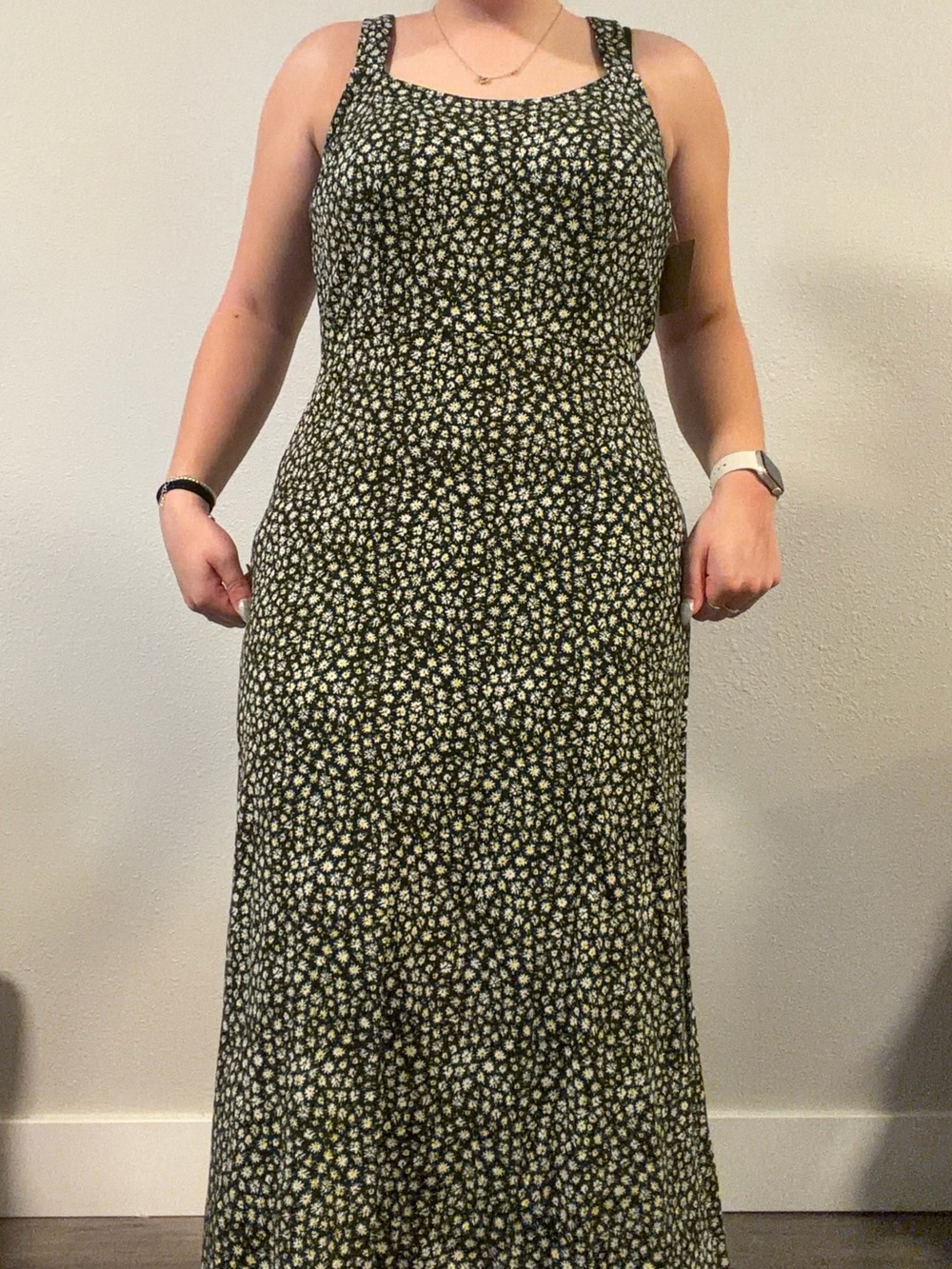 Free People Black Floral Maxi Dress